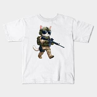 Tactical Cat Kids T-Shirt